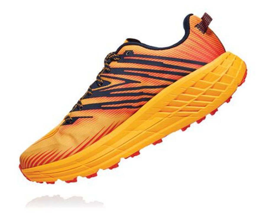 Hoka One One Speedgoat 4 Trailskor Herr - Orange - WCZAX-5321